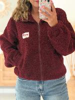 Veste polaire Aria (bordeaux)