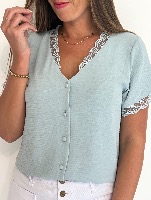 Blouse Coline (vert d’eau)
