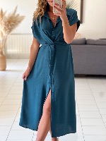 Robe Daniela (bleu canard)