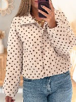 Veste Vita (écrue/chocolat)