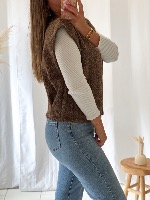 Gilet Alba (chocolat)