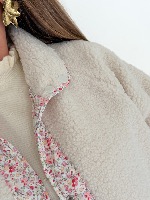 Veste réversible Adriana (écrue) PRÉ COMMANDE (expédition prévue vers le 21/01)