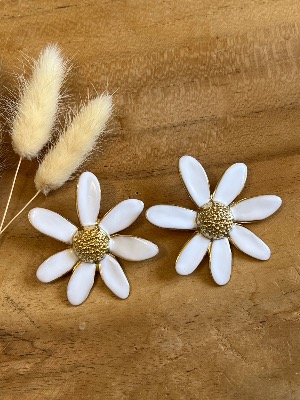 Boucles Maggy (blanches)