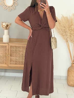 Robe Héléna (chocolat)