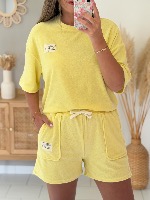 Ensemble en éponge Kenzo (jaune)