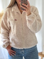 Veste polaire Aria (écrue) PRÉ COMMANDE (expédition vers le 21/01)