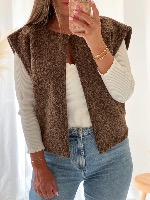 Gilet Alba (chocolat)
