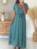 Robe Amelia (céladon)