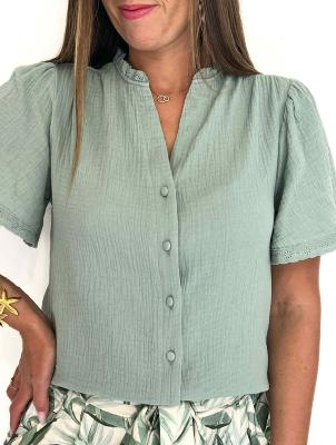 Blouse Julienne (vert amande)