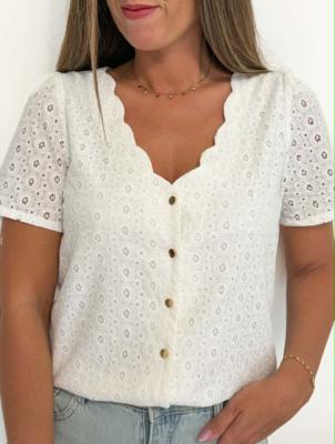 Blouse Eléa (blanche)