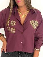 Chemise Lyana (burgendy)