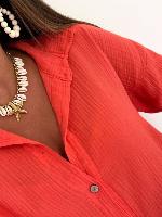 Chemise Olga (corail)