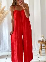 Combi pantalon June (corail)