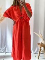 Combi pantalon Léa (corail)