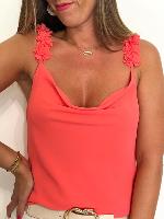 Débardeur Mélodie (corail)