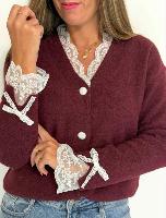 Gilet Max (bordeaux)