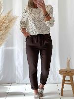 Pantalon Baptiste (chocolat)