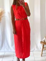 Robe Ornella (corail) 