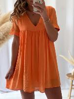 Robe combi Marysol (orange)
