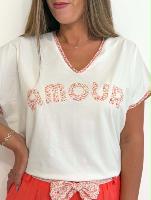 Tee shirt Aurore (corail)