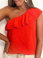  Top One shoulder (corail)