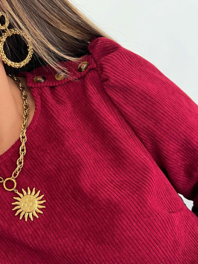 Robe Gladys (bordeaux)