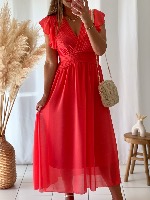 Robe Gabriella (corail)