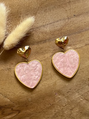 Boucles d’oreilles Carla (roses)