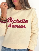 Sweat "Bichette d'amour"