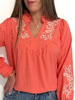 Blouse Indila (corail)
