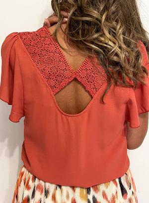 Blouse Anissa ( terracotta )
