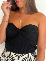  Top bustier Dina (noir)