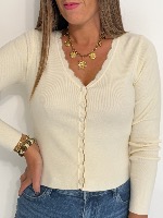 Gilet Loïs (écru)