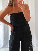 Combi pantalon Rosa (noir)