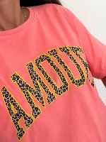 Tee shirt Lyam (corail fluo)
