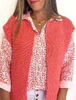 Gilet Maria (corail)