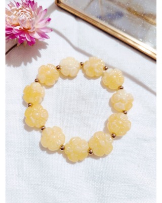 Bracelet Flore (jaune)