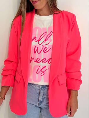 Veste blazer Nolan (rose fluo)