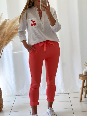 Pantalon Milo (corail)