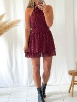 Robe Pélagie (bordeaux)