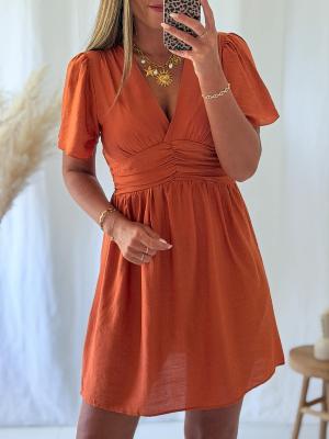 Robe Agnès (brique)