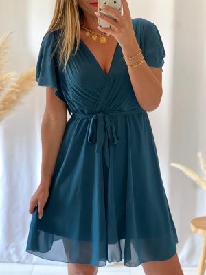 Robe Esmeralda (bleu canard)