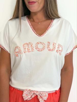 Tee shirt Aurore (corail)