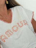 Tee shirt Aurore (corail)