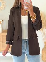 Veste blazer Margaux (chocolat)