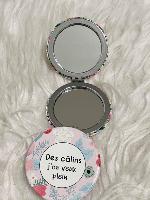 Miroir de poche message