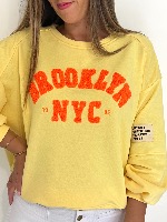 Sweat Brooklyn (jaune)