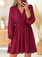 Robe Justine (bordeaux)