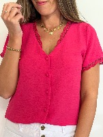 Blouse Coline (fushia)