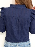 Blouse Doreen (marine)